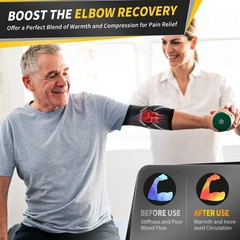Elbow Brace 2 Pack for Tennis Golfers Elbow Tendonitis Arm Sleeve