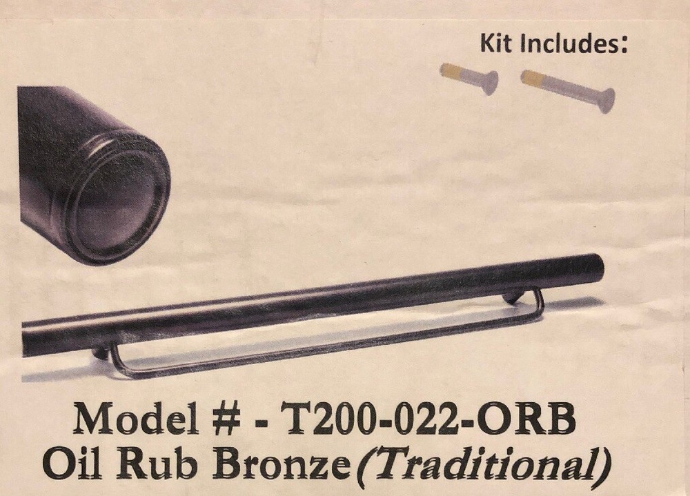 TileWare Victoria Combination 24″ Traditional Straight Grab OIL RUBBED BRONZE