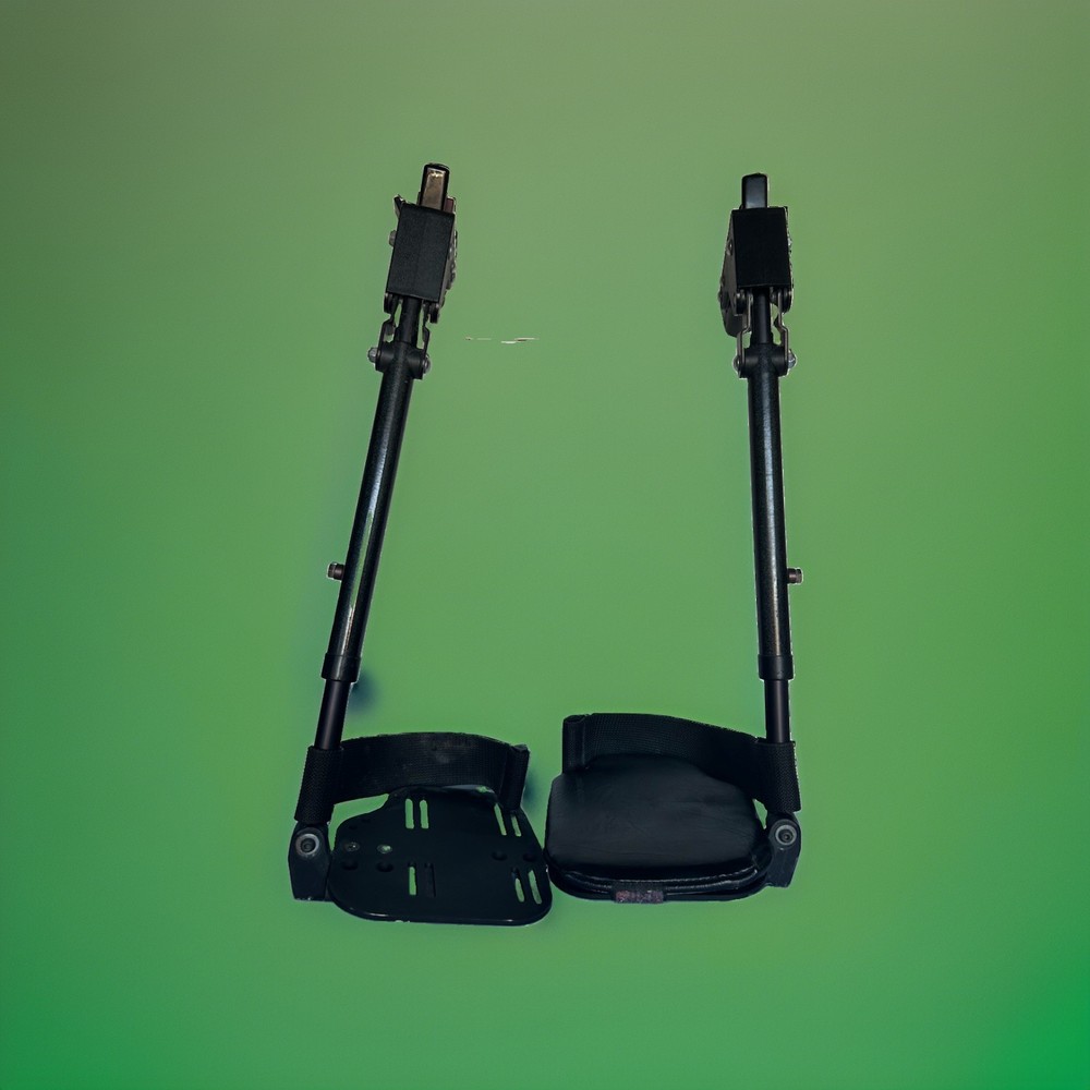 Pair Quickie Wheelchair Elevating Leg Foot Rest.