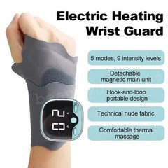 Coedless Hand Wrist Massager Pain Relief with 5 Heat Levels & 3 Vibration Modes