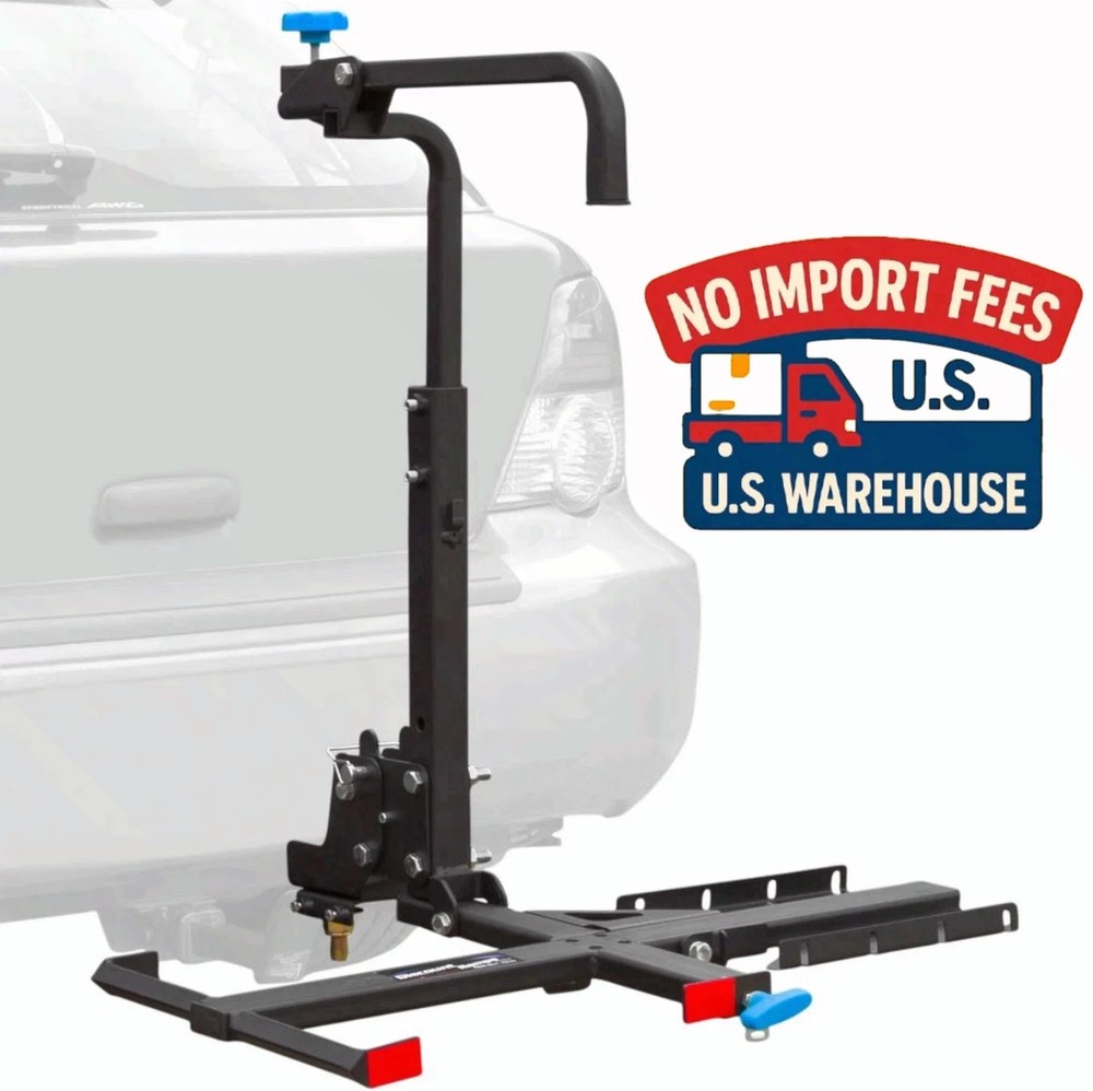 Silver Spring Manual Wheelchair Carrier Hitch Mount Tilt Folding Steel 100lb