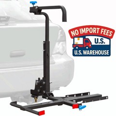 Silver Spring Manual Wheelchair Carrier Hitch Mount Tilt Folding Steel 100lb