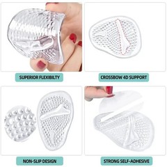 Silicone Soft Half Cushion Women’s Anti-slip Forefoot Cushion Comfortable