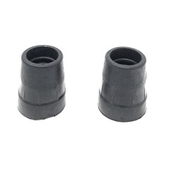 Replacement Cane Tips, 3/4 inch / 1.9 cm diameter, Black, Two Tips