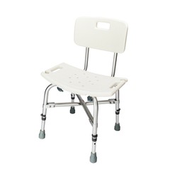 450LBS Elderly Bathtub Bath Tub Shower Seat Chair Bench Stool with Back Support