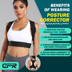 Shoulder Posture Correction Adjustable for Low Back Support Brace Band Men Women