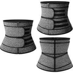 Mens Neoprene Sweat Belt Fat Burner Tummy Control Body Shaper Waist Trainer Gym