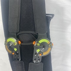 Hinged ROM Knee Brace with Side Stabilizers & Locking Dials Post Op Knee(Large )