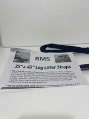 New RMS 35” Black Leg Lifter Strap Royal Medical Solutions In Package Open Box