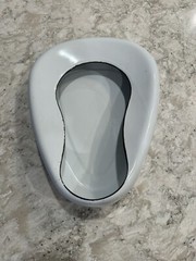 Vintage Enamelware White Bedpan. Great Condition * B113