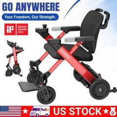 PAISEEC 3IN1 Electric Wheelchair, Foldable Power Wheelchair All Terrain