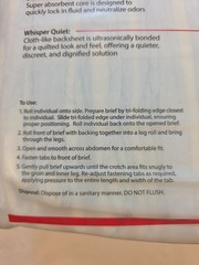 Cardinal Health Quilted Adult Briefs Wings Heavy Absorbency 36 ct Large 45-58″ W