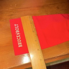 BRUCE BOLT Premium Pro Arm Compression Sleeve, Red Youth, never used