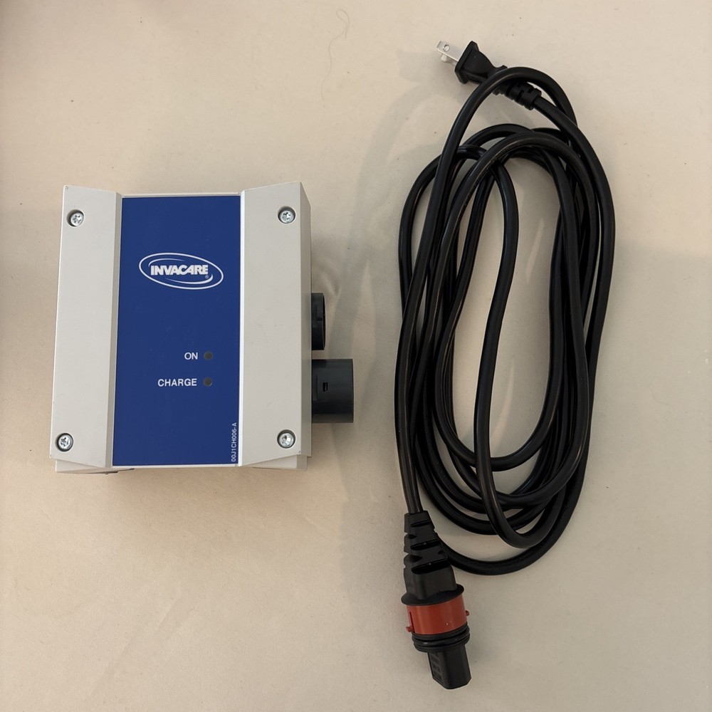Invacare Reliant 1078274 1079133 Battery Charger Kit 24V Patient Lift Power Cord