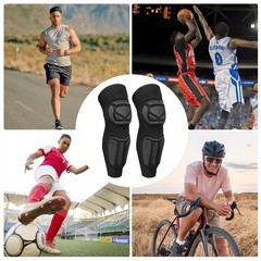1 Pair Padded Knee Sleeve Youth Knee Pad Compression Leg Sleeve for Basketball
