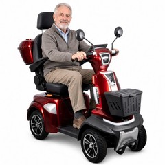 Veloinno 500W 4-Wheel Mobility Scooter for Seniors 12mph Range 37 Miles 500lbs