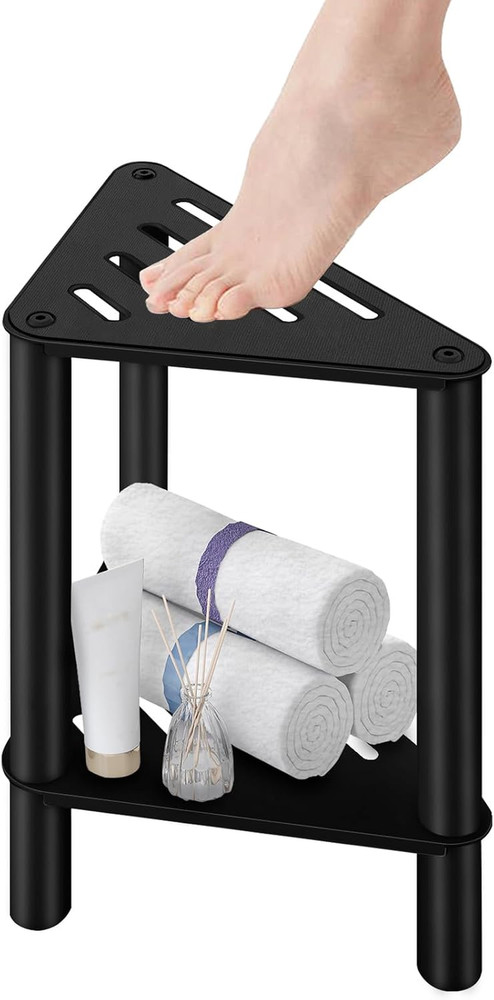 Shower Foot Rest, Shower Stool for Inside Shower, Stainless Steel Waterproof …