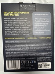 Audien Hearing ATOM X Wireless Rechargeable OTC Hearing Aids