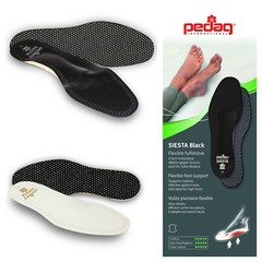 Pedag Siesta orthotic insole pair, arch and metatarsal support, odor filter