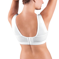 Yesmina-Z Front Zippered Cotton sports bra/Design Veroniqu Surgical Garment 457Z