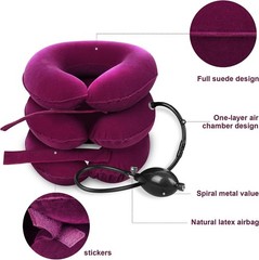 Easy-to-Use Inflatable Neck Stretcher for Effective Spine Alignment & Relaxation