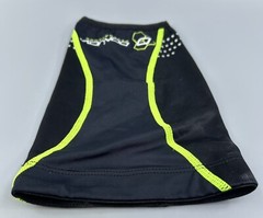 DonJoy Performance Knee Brace Short Undersleeve Size Small Black Slime Green