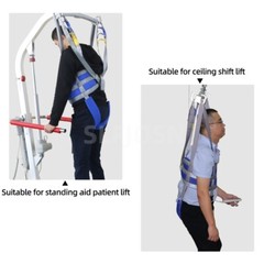 M/L Full Body Adjustable Waist Range Lift Sling Patient Walking Standing Aid