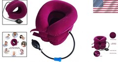 Easy-to-Use Inflatable Neck Stretcher for Effective Spine Alignment & Relaxation