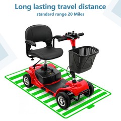 Used 4 Wheels Mobility Scooter Heavy Duty Electric Wheelchair for All Terrain