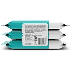 Flushable Adult Wet Wipes for Sensitive Skin, Fragrance-Free, 126 Count Bulk