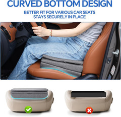 MABOZOO Magnetic Height Adjustable Booster Seat Cushions, 6 Inch Thick Office Ch