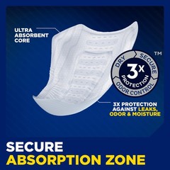 TENA Incontinence Guards, Overnight Absorbency & Advanced 90 Count, White