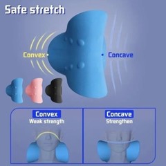 Cervical Neck Pillow STRETCHER Traction Device Brace Support Pain Relief Massage
