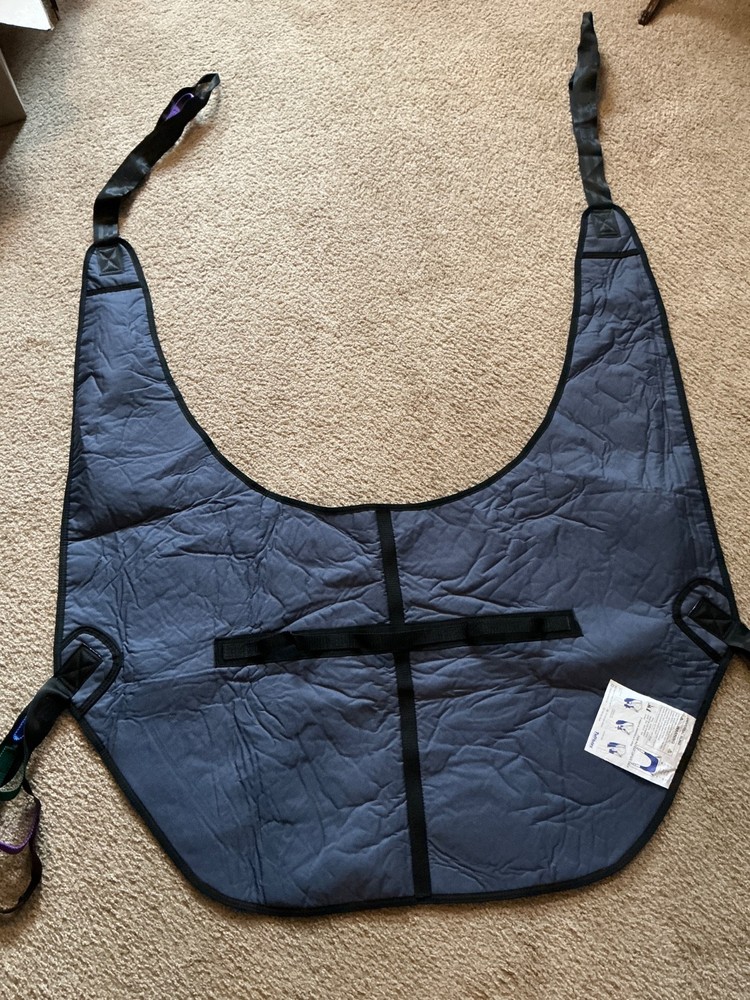 Tuffcare Full Body Sling – Solid Fabric Polyester Patient Lift Sling – XL P133