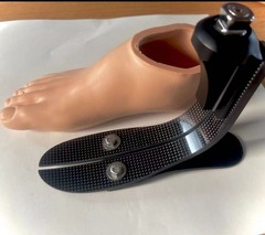 Carbon Fiber Prosthetic Foot Left Right size 22-27