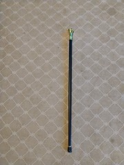 C Cane Decorative Handle, Black Gold, Metal, Freemason Emblem