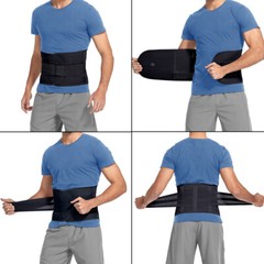 Adjustable Lumbar Support Lower Waist Back Belt Brace Pain Relief Men and Women