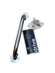 drive Chrome Finish Knurled Steel Wall Grab Bar 12″ Brand New In Box 12112