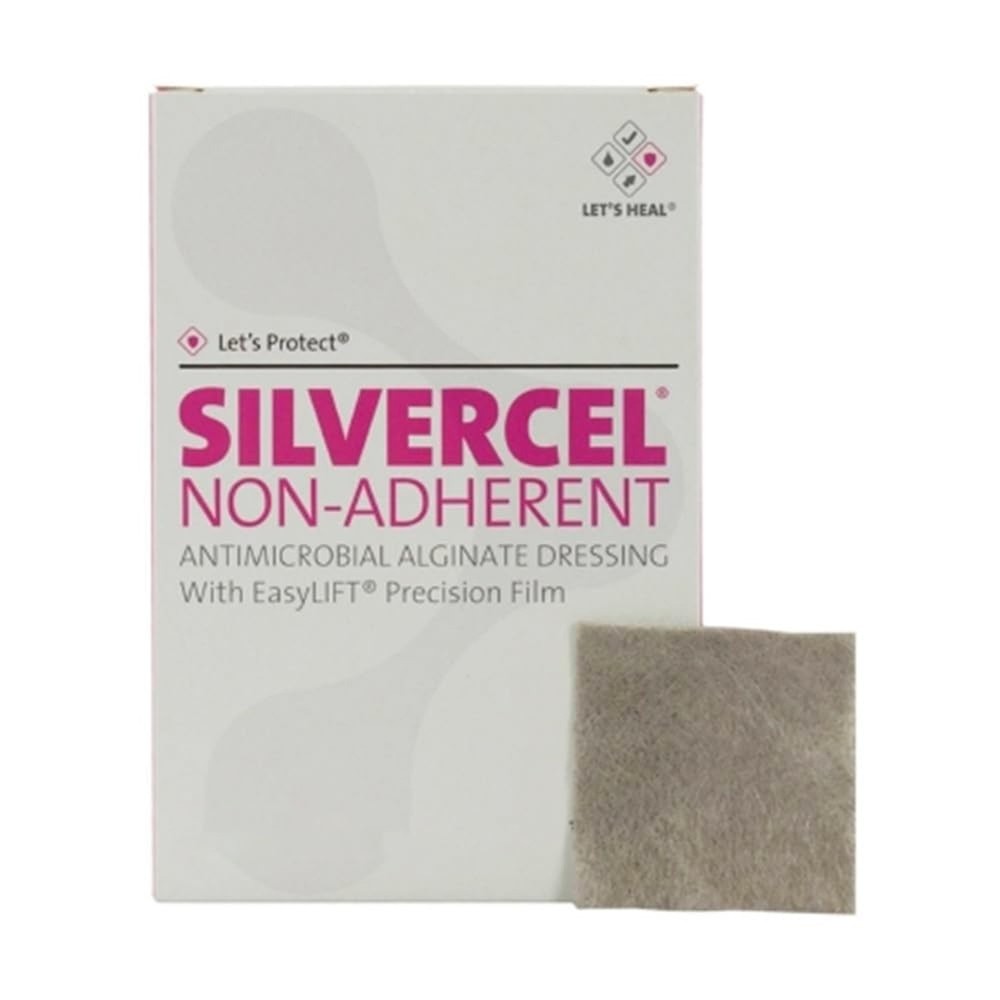 Silvercel Non-Adherent Antimicrobial Alginate Dressing 4 x 8 by Systagenix