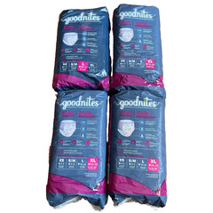 Goodnites Girls Nighttime Bedwetting Disposable Underwear Size L & XL – 38 ct
