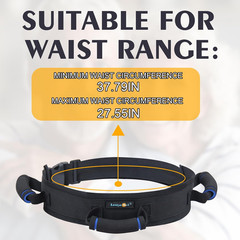 2PCS Gait Belt, Gait Belts for Seniors, Gait Belt with Handles, Gate Belts Medic