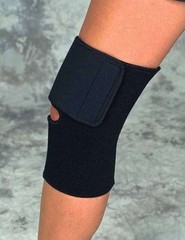 SportAid Knee Wrap Black Medium(14-15″ Knee Circ.)
