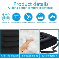 ZAVM Car Booster Seat 19×18 3in Thick Cushion for Short Drivers