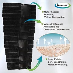 XL Adjustable Calf Compression Wrap Lymphedema Edema CVI Swelling Relief