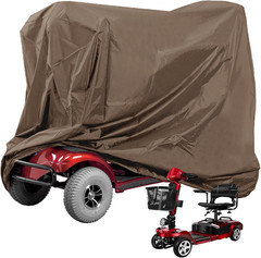 Sqodok Mobility Scooter Storage Cover, 420D Waterproof Wheelchair Cover for Stor