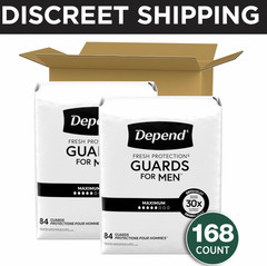 Depend Incontinence Guards Incontinence Pads Bladder Control Men Pads 168 count