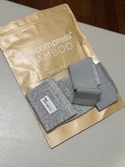 OneCompress Unisex Adult’s Bamboo Compression Ankle Sleeve Gray Size Small