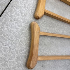 Vintage Adjustable Wooden Adult Crutches 48” Medical / Decor /Play/Props