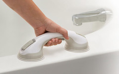 12 Inch Suction Cup Grab Bar Bathroom Safety Assist Handle For Tub Shower