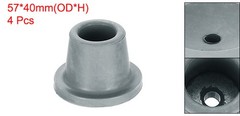 4Pcs Gray Replacement Feet Non Slip 1″ ID Rubber Suction Cup Chair Leg Caps